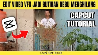 Cara Mudah Edit Video VFX Berubah Menjadi Butiran Debu Menghilang di Capcut