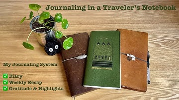 Journaling in a Traveler’s Notebook - My Journaling System