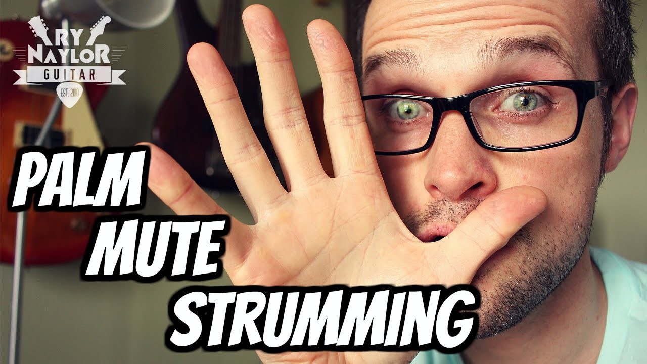 Guitar Muted Strumming Acoustic Guitar Palm Mute Strumming Lesson