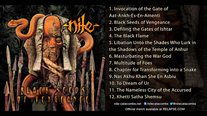 NILE - 'Black Seeds Of Vengeance' (Full Album Stream)
