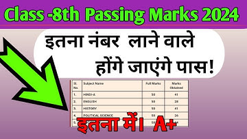 Class 8th Passing Marks 2024 || Jac Board Class 8 Passing marks || Jac Board exam passing marks 2024
