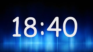 18:40 Minutes Timer / Countdown from 18min 40sec