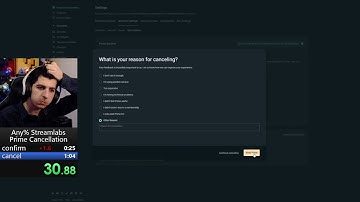 Any% Speedrun Streamlabs Prime Cancellation [WORLD RECORD]
