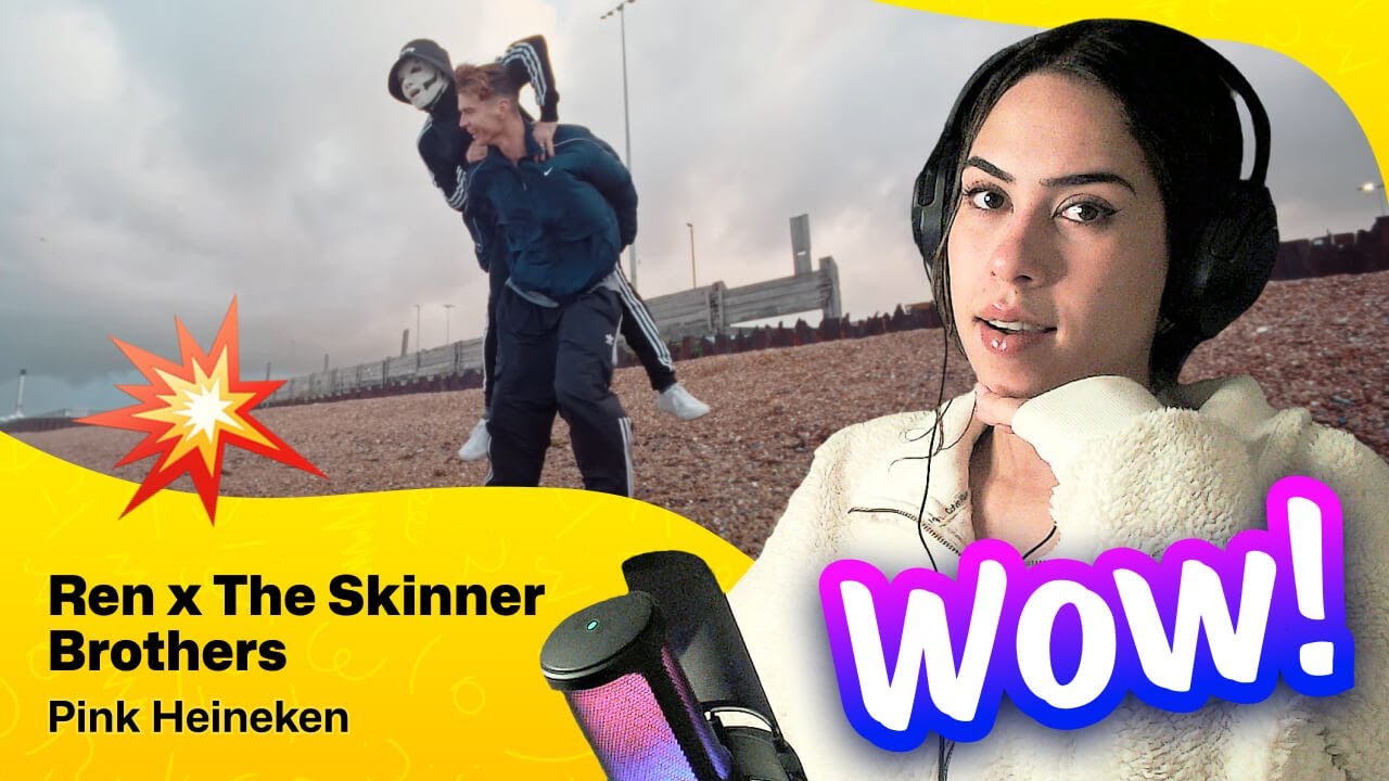 Reaction ▷  Ren x The Skinner Brothers - Pink Heineken