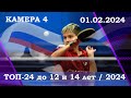 ТОП-24 ДО 12 И 14 ЛЕТ. 01.02.2024. КАМЕРА 4