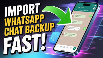 How to Import WhatsApp Chat ZIP File on Android & iPhone