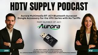 Aurora Multimedia BT-AC1 Bluetooth Auracast Dongle Accessory for the VPX Series with No Tariffs