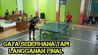Playing normally, this tarkam athlete always subscribes to the 2022 Brass table tennis final screenshot 4