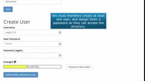 How to password protect a directory in cPanel