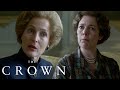 The crown  the queen challenges margaret thatcher