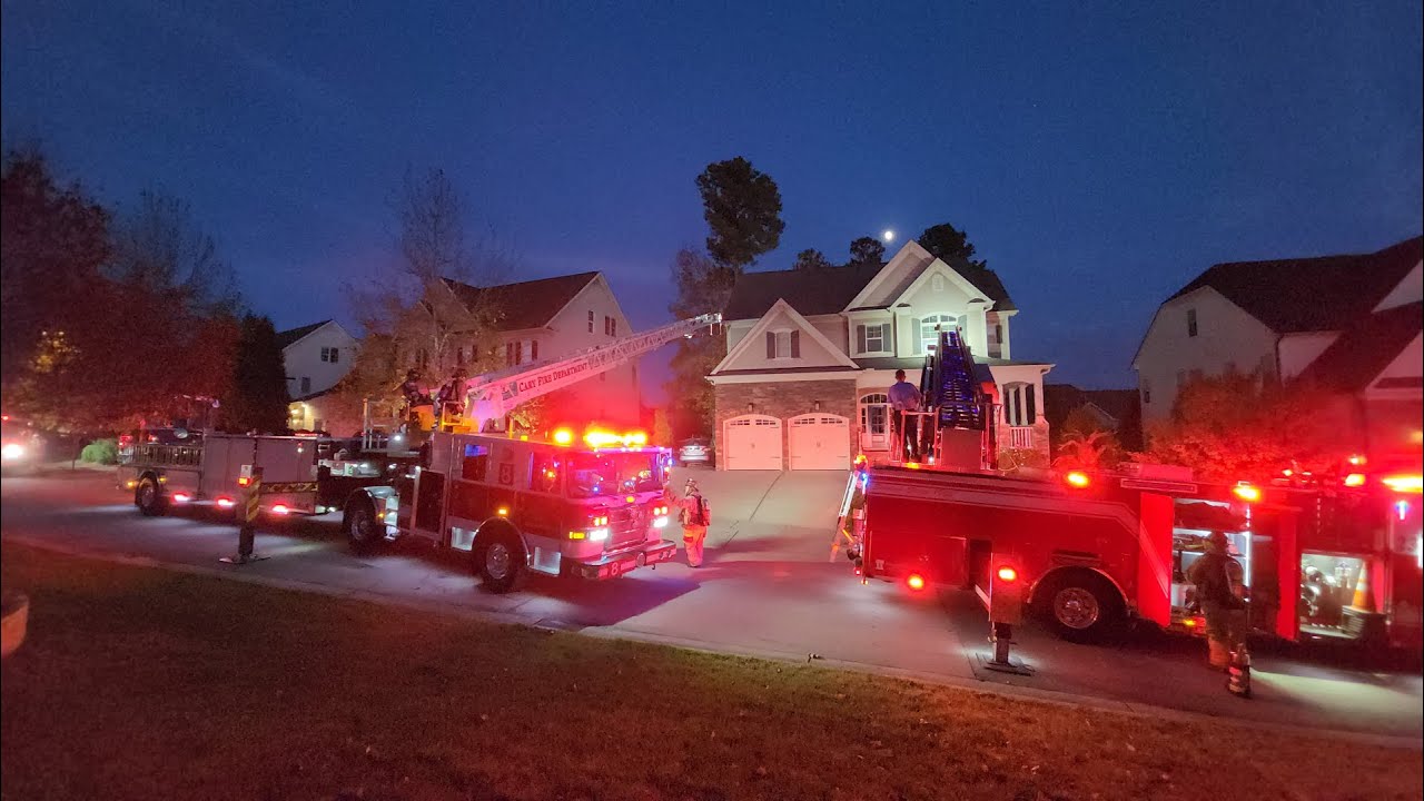 Structure Fire 1152022 Cary, NC YouTube