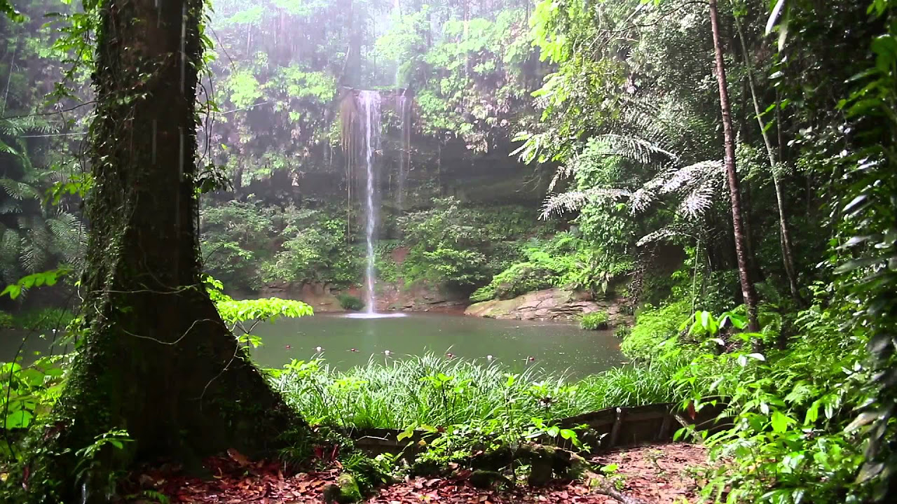 Entspannungs - Wasserfall, HD, Naturgeräusche