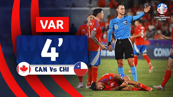 CONMEBOL Copa América | Revisión VAR - Tarjeta Roja | CANADÁ - CHILE | Minuto 4