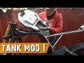 Fuel tank alterations (part 1) - Suzuki Bandit Cafe Racer - GIXIT Project Part 20