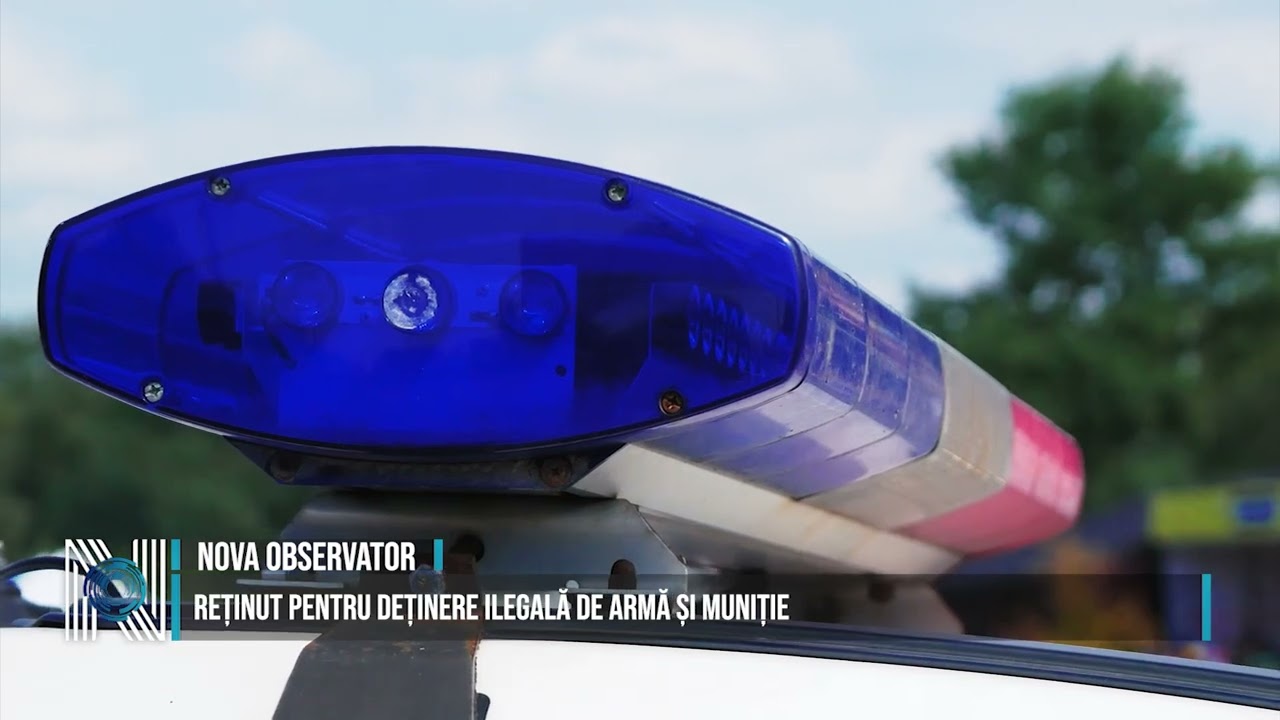 Reținut pentru deținere ilegală de armă și muniție Reținut pentru deținere ilegală de armă și muniție