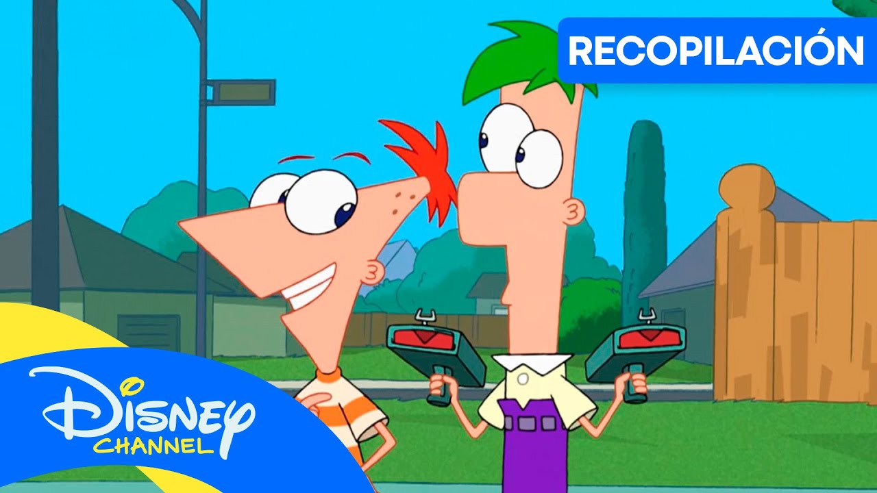 PHINEAS Y FERB: ¡Más inventos de Phineas y Ferb! 😎 | RECOPILACIÓN | @disneychannelES