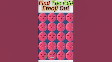 Memory Test 🤯 || Find The Odd Emoji Out || Emoji Puzzle Quiz 🥸 || part 24 ||  #quiztime #shorts