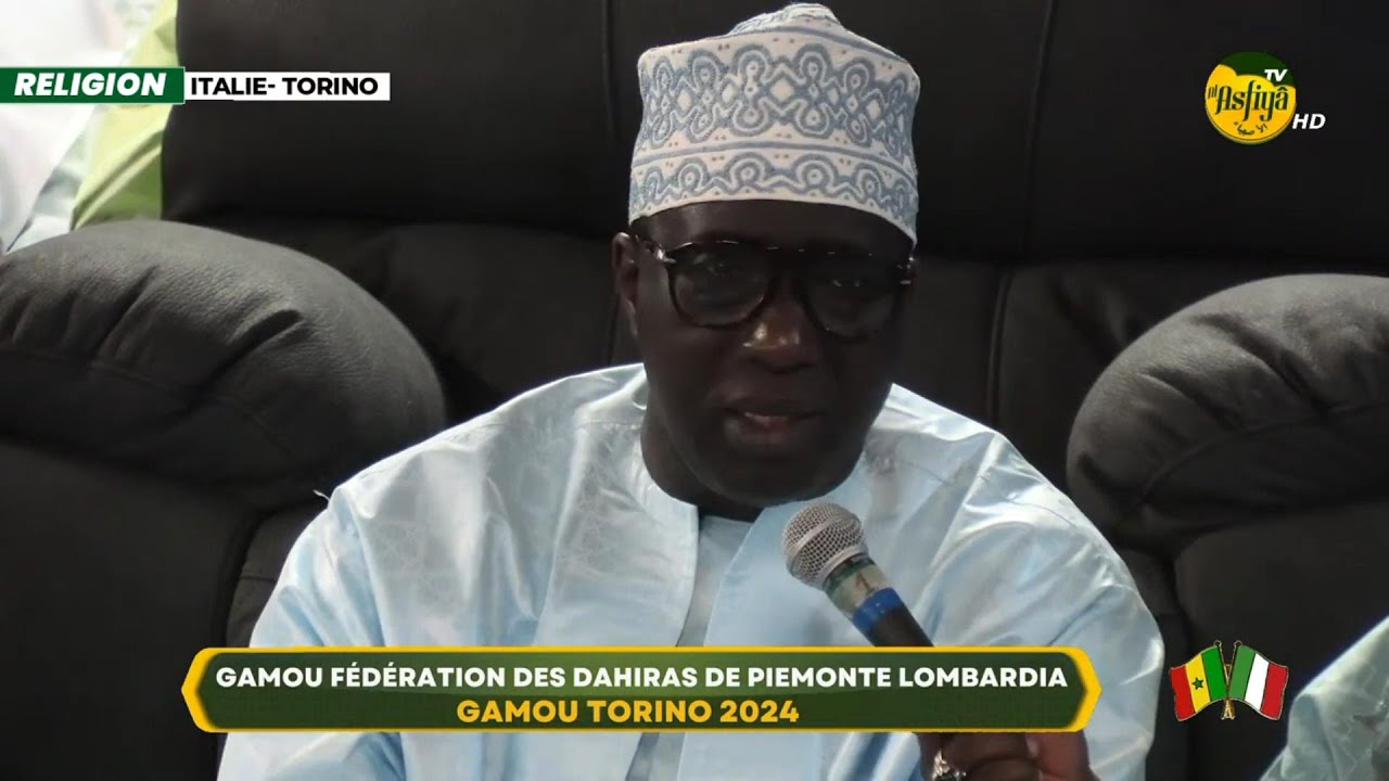 ITALIE: Causerie par Serigne Habib Sy ibn Serigne Babacar Sy Mansour Gamou Fédération Piemonte Lo…