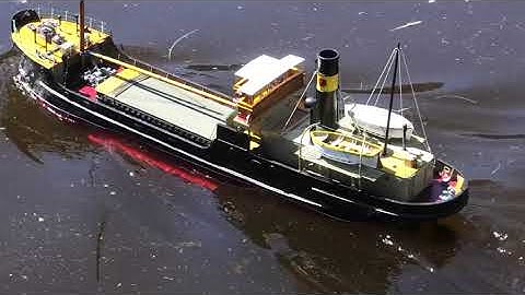 Beautifully made RC model of the British Coastal Freighter, Ben Ain