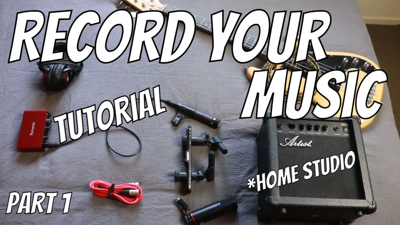 How to RECORD MUSIC in a BEDROOM STUDIO | DAW and Recording Setups