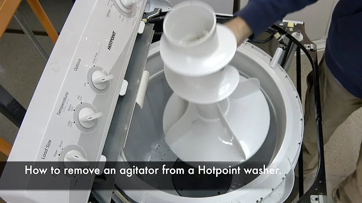 Hotpoint çamaşır makinesi. Nasıl agitatör çıkarılır?