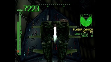 Armored Core PS1 Destroy Floating Mines Final Stage Clear