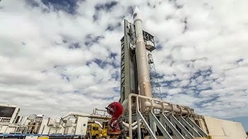 ULA AtlasV launch carrying S.S. John Glenn Orbital ATK Cygnus spacecraft - 18 April 2017