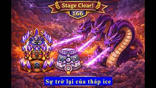 |Gold Tower Defence| Sự trở lại của tháp Ice và cách vượt màn 166 ko mất ruby