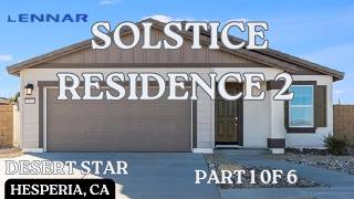 The Perfect First-Time Homebuyer Home in Hesperia, CA | Solstice Residence Two by Desert Star Lennar