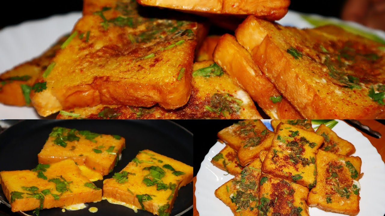 Easy snack // bread recipe //bread and egg// easy recipe //safa safz