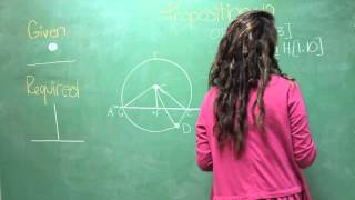 Euclid's Elements: Book 1, Proposition 12