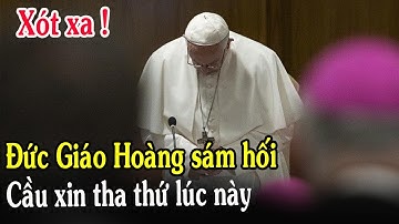 🔴Tin Mới! Xót Xa Đức Giáo Hoàng Phanxicô Sám Hối Ngay Lúc Này - Xin Cầu Nguyện l Đinh Thập Tự