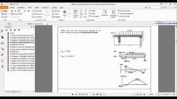 SAP2000-Ex 4.36 Draw the shear and moment diagrams