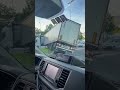 Crazy Truck Driver In Roundabout At Messe Düsseldorf