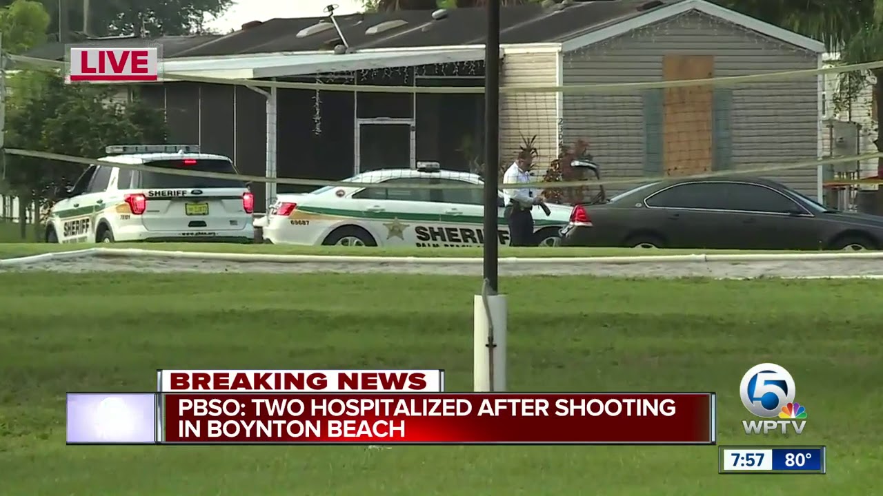 2 people taken to hospital after shooting in western Boynton Beach