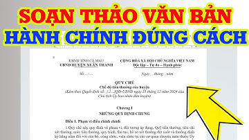 Cách soạn thảo văn bản hành chính đúng cách và chuẩn