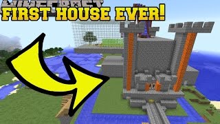 FIRST MINECRAFT HOUSE I EVER BUILT!!!