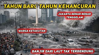 Download Lagu TAHUN BARU MENGERIKAN! TANGGUL JEBOL JAKARTA BAK LAUTAN, BANJIR ROB TERPARAH MONAS \u0026 ANCOL TENGGELAM MP3