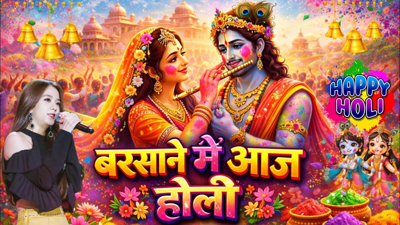 बरसाने में आज होली 🌈 | राधे-श्याम होली भजन 2026 | Sweet Female Bhakti Song 💖🙏