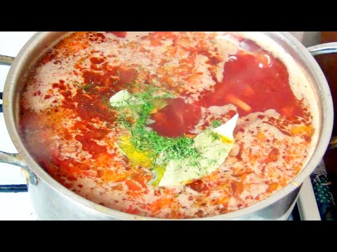 Video: How To Cook Delicious Bean Borscht Without Meat