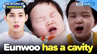 Eunwoo has a cavity!! 🦷🪥 [The Return of Superman : Ep.484-3] | KBS WORLD TV 230702