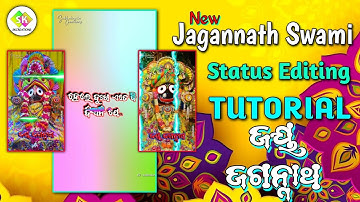 Jagannath Status Editing Tutorial Alight Motion XML Preset #odia || Dukha Sathe Mu Bandhu Bandhili