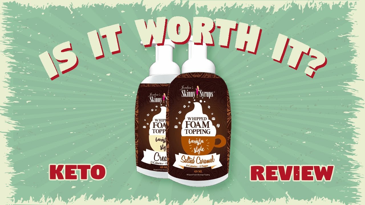 IS IT WORTH IT? Jordan's Skinny Syrup Whipped Foam Keto Review