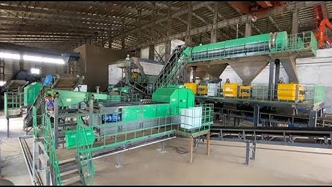Aluminium recycling with the sensor-based machine X-RAY sorter