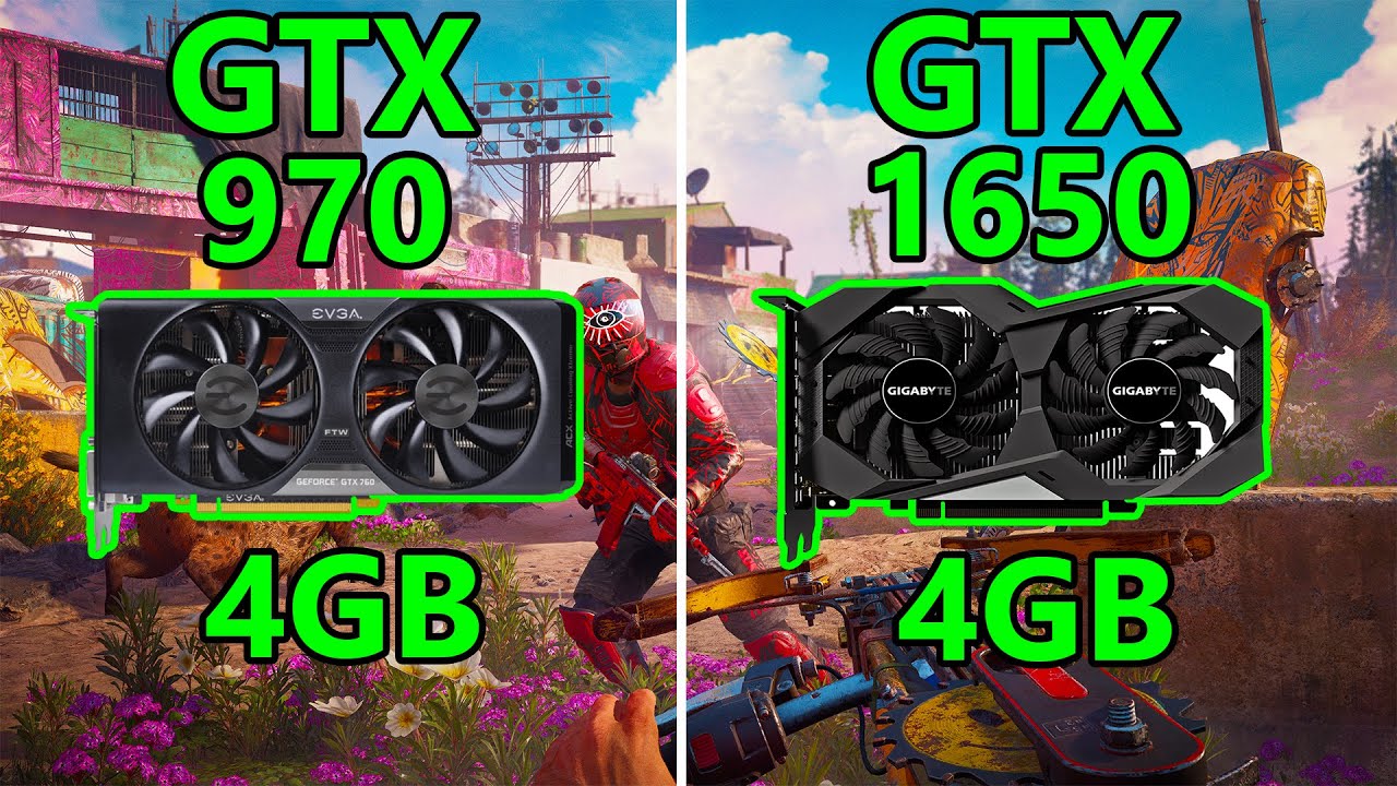 GTX vs GTX 1650 - 9 Games on 1080p - YouTube