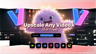 Upscale Your Video like Topaz AI for Free | in Mobile | Easy Steps | Vmake AI | 4K Quality 