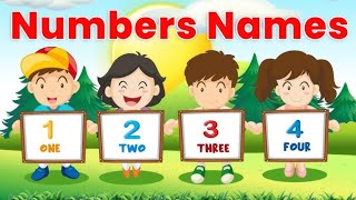Number Names 1 to 10 | Learn Counting 1–10 | Easy Numbers for Kids