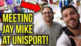 TOUR OF THE UNISPORT STORE WITH JAY MIKE!