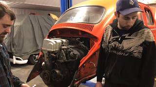 Installing K20 Honda Motor Into 1963 Volkswagen Bug
