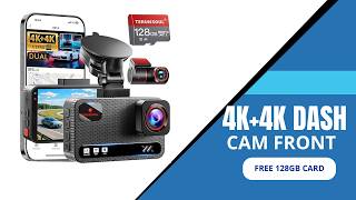 4K+4K Dash Cam Front and Rear – Ultra HD Dual Car Camera with GPS & WiFi screenshot 5